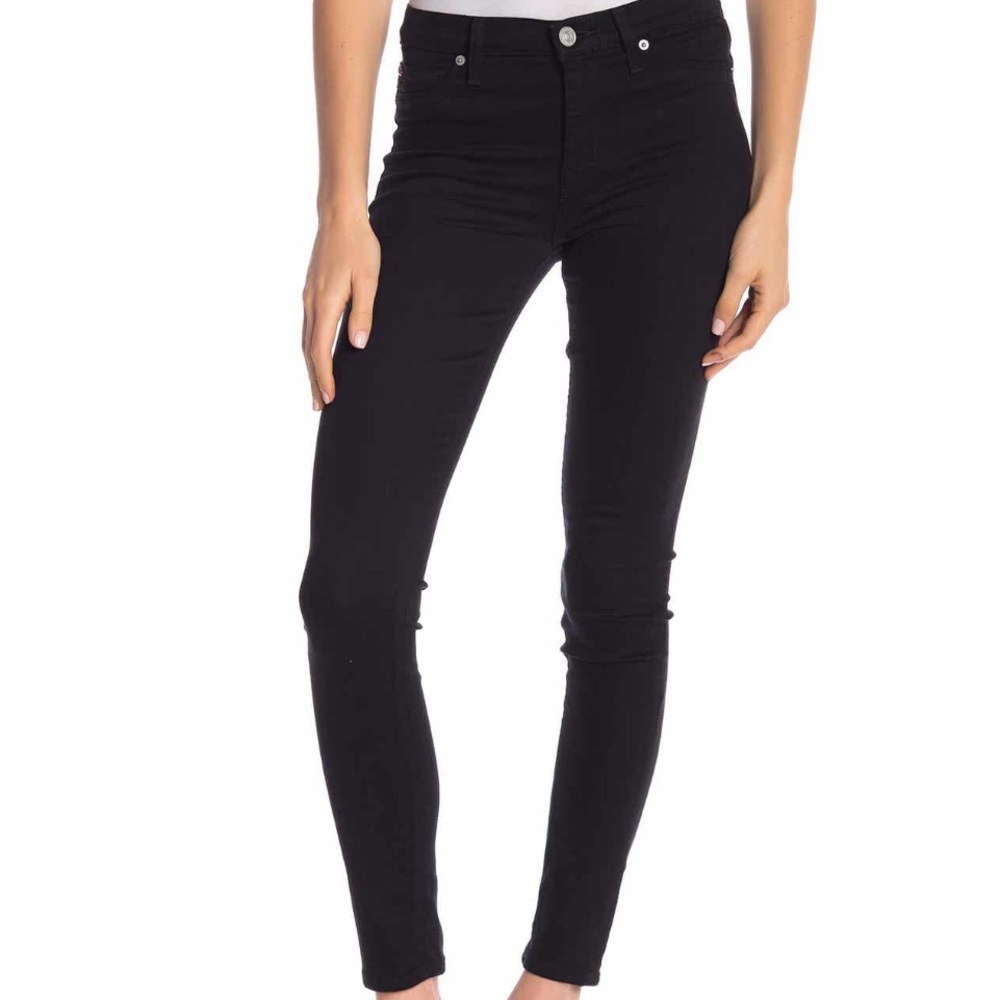 Hudson black skinny jeans size 30